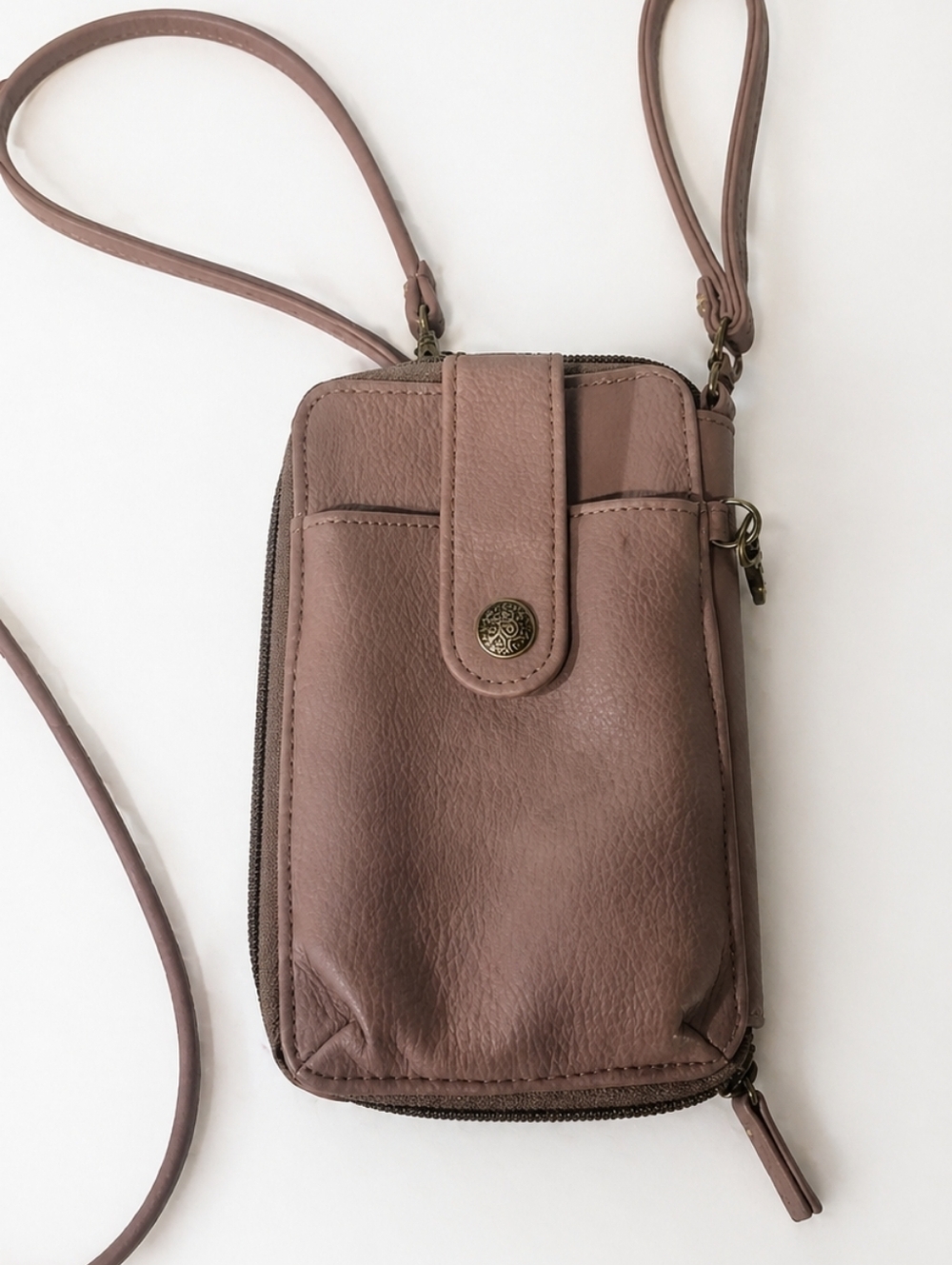 SAFE KEEPER Vegan Leather Strap Wallet